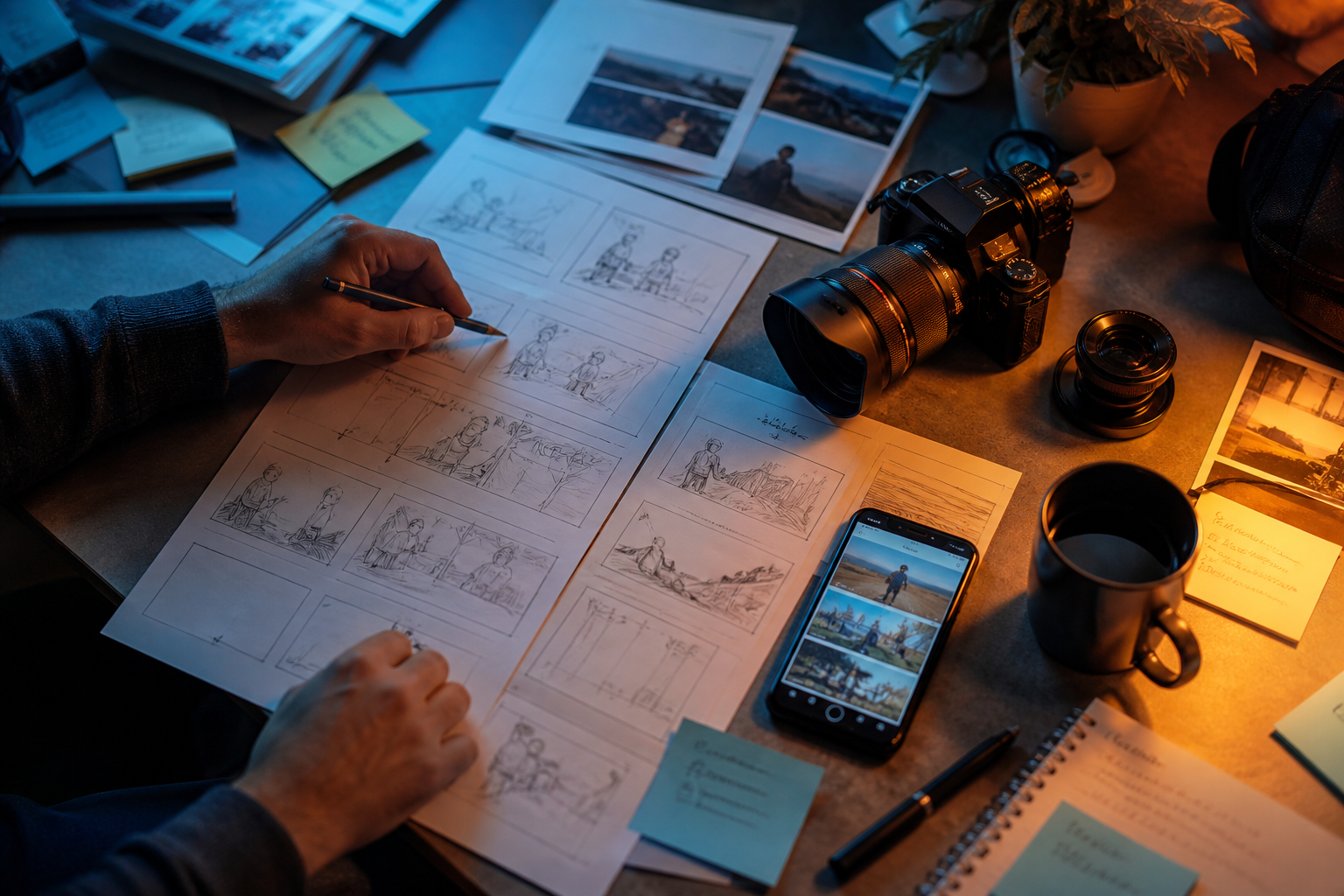 Creoventura campaign studio desk